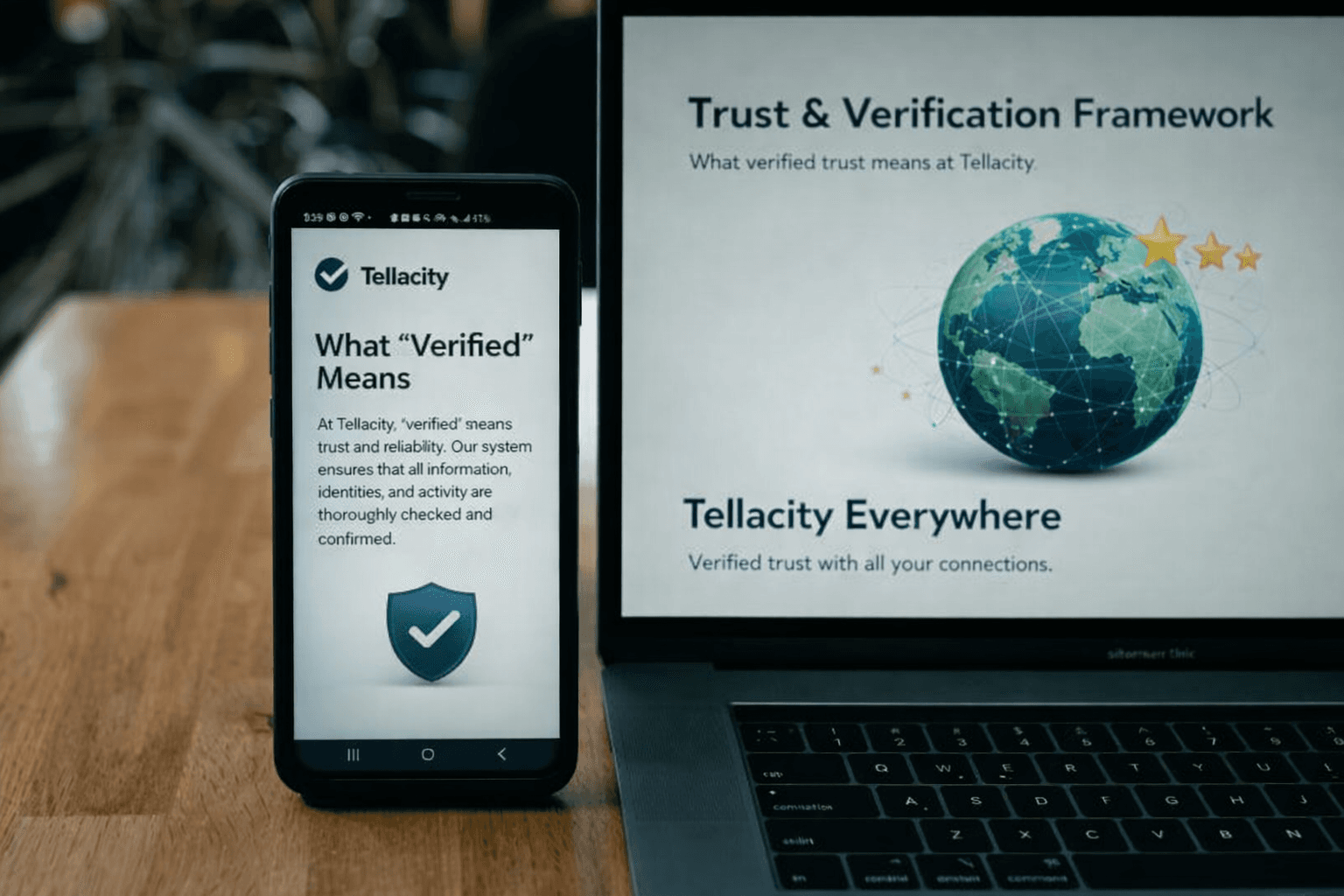Tellacity trust and verification framework