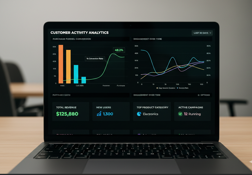 Customer analytics dashboard